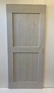 Outlet: Loftdeur Steigerhout Vintage Wit 95 x 215 cm