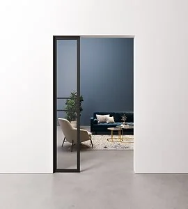 Staal en Glas paneel 3 vaks modern