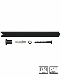 Verlengstuk Rail 45 cm Zwart (voor Buiten)