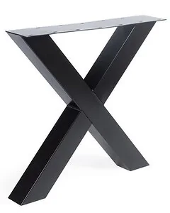 Tafelpoot Staal X-model