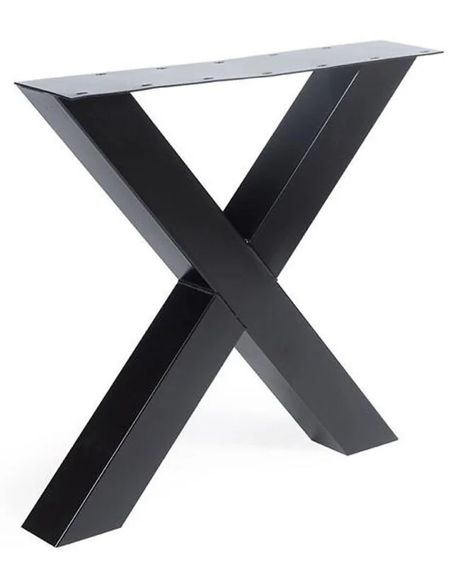 Tafelpoot Staal X-model