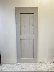 Outlet: Loftdeur Steigerhout Vintage Wit 80 x 210 cm