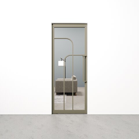 Floorweb_Studio_Olijfgroen_Taats_arc_double_helder_enkel_linksdraaiend